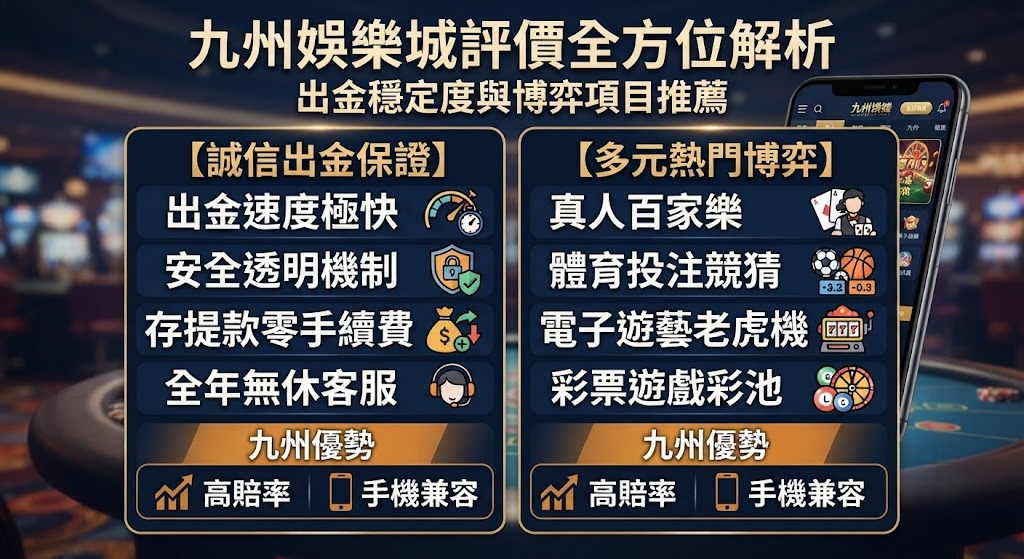 出金穩定度與博弈項目推薦