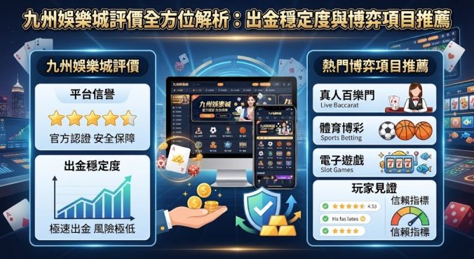 出金穩定度與博弈項目推薦