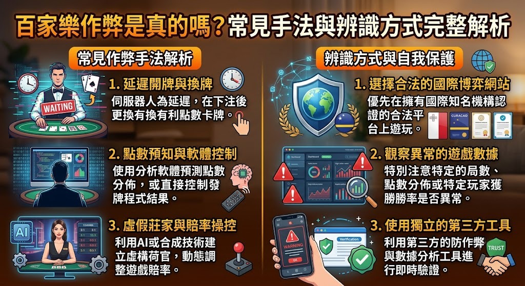 百家樂作弊是真的嗎？常見手法與辨識方式完整解析